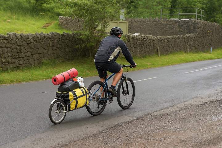 Location remorques bagages vélos Lyon